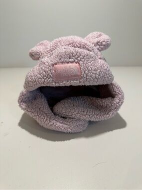 The North Face Sherpa Bear Hat Light Pink 12-24 Months | Baby Winter Hat